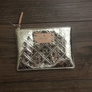 Kate Spade Patent Leather Zip Pouch